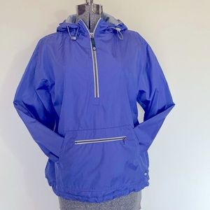 Lauren James Half Zip Rain Jacket Sz S